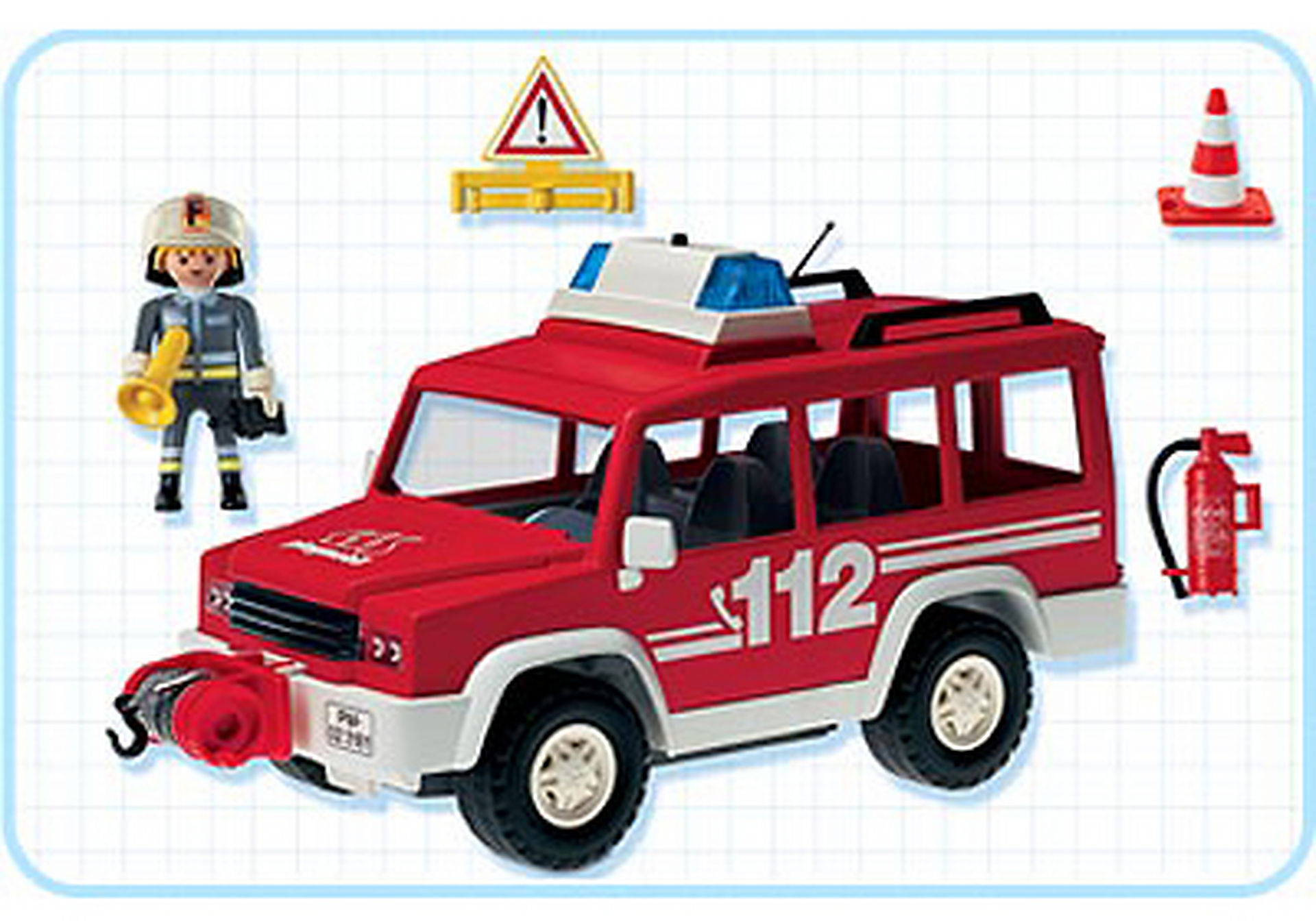 3181-A Pompier/véhicule d`intervention RC zoom image2